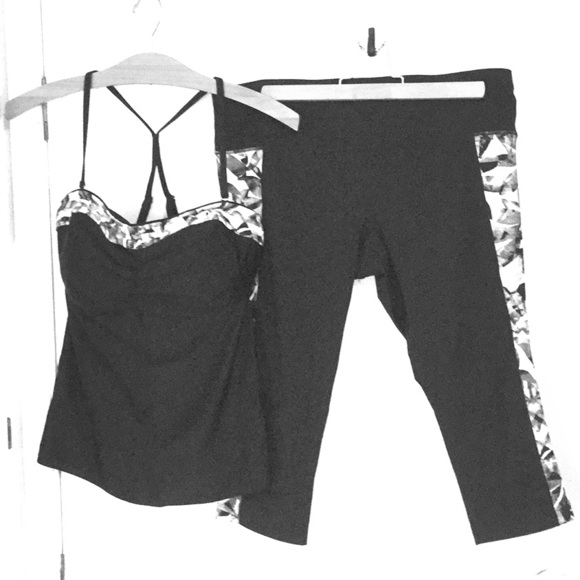 plus size swim capris and tops